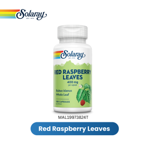 SOLARAY RED RASPBERRY LEAVES 100 CAPS [MAL19973824T]